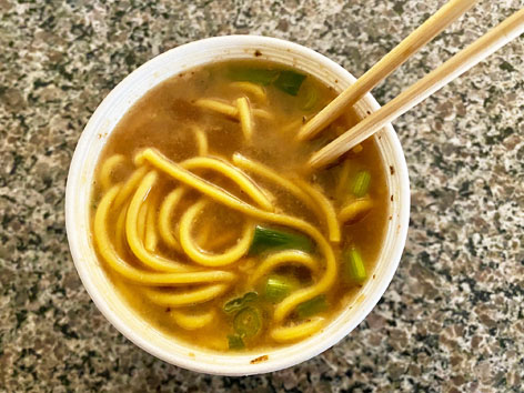 Ya-ka-mein soup in New Orleans – B
